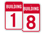 Building Number Signs