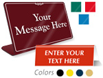 Customizable Table Top Signs – Engraved