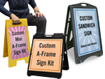 A Frame Sidewalk Signs