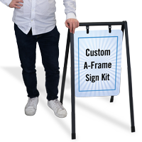 Upload Your Own Design Custom Swinging Sidewalk Sign